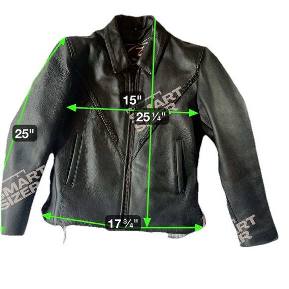 Zony Inc Black Leather Biker Motorcycle Moto Jacket Lining Women's Small - Picture 8 of 12